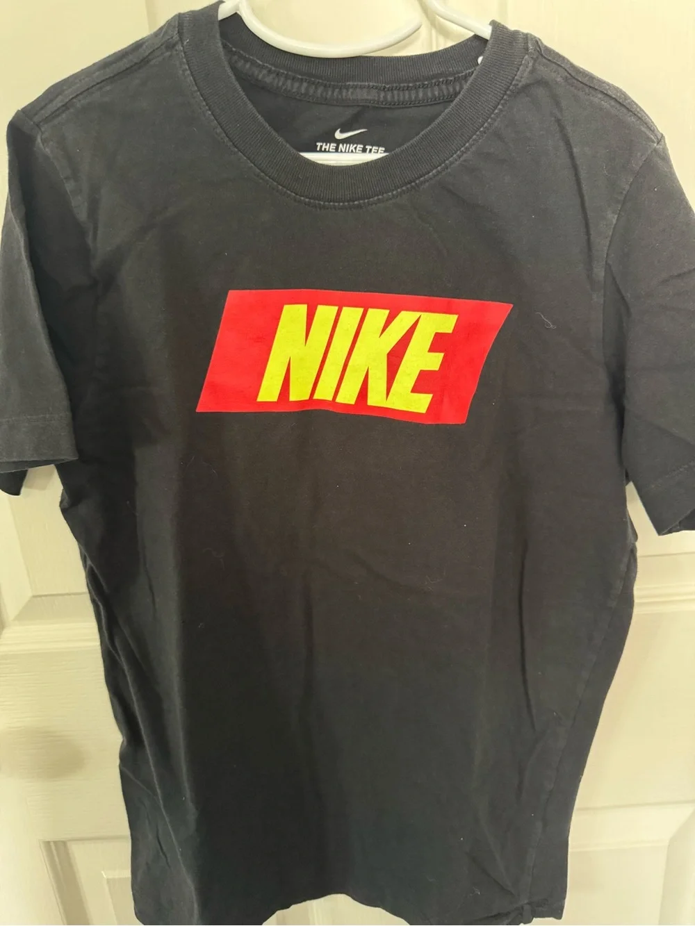 Nike Boys Graphic Tee Lot Black Like New & Block Logo GUC L